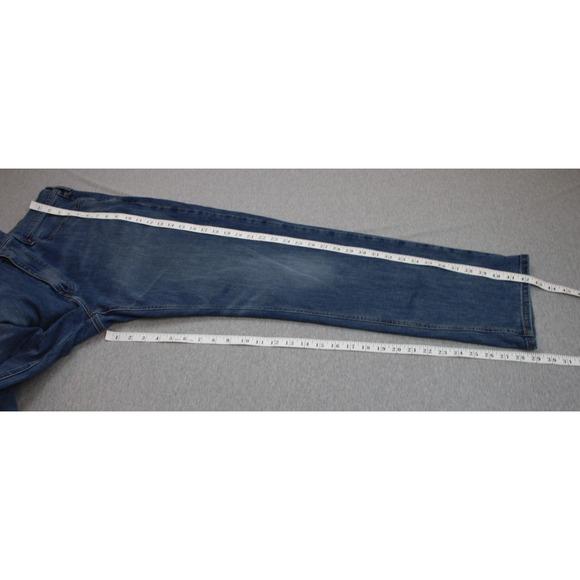 Levis Jeans Mens 44 x 32 Blue Cotton Blend Stretch 541 Athletic Tapper Fit - Picture 8 of 8